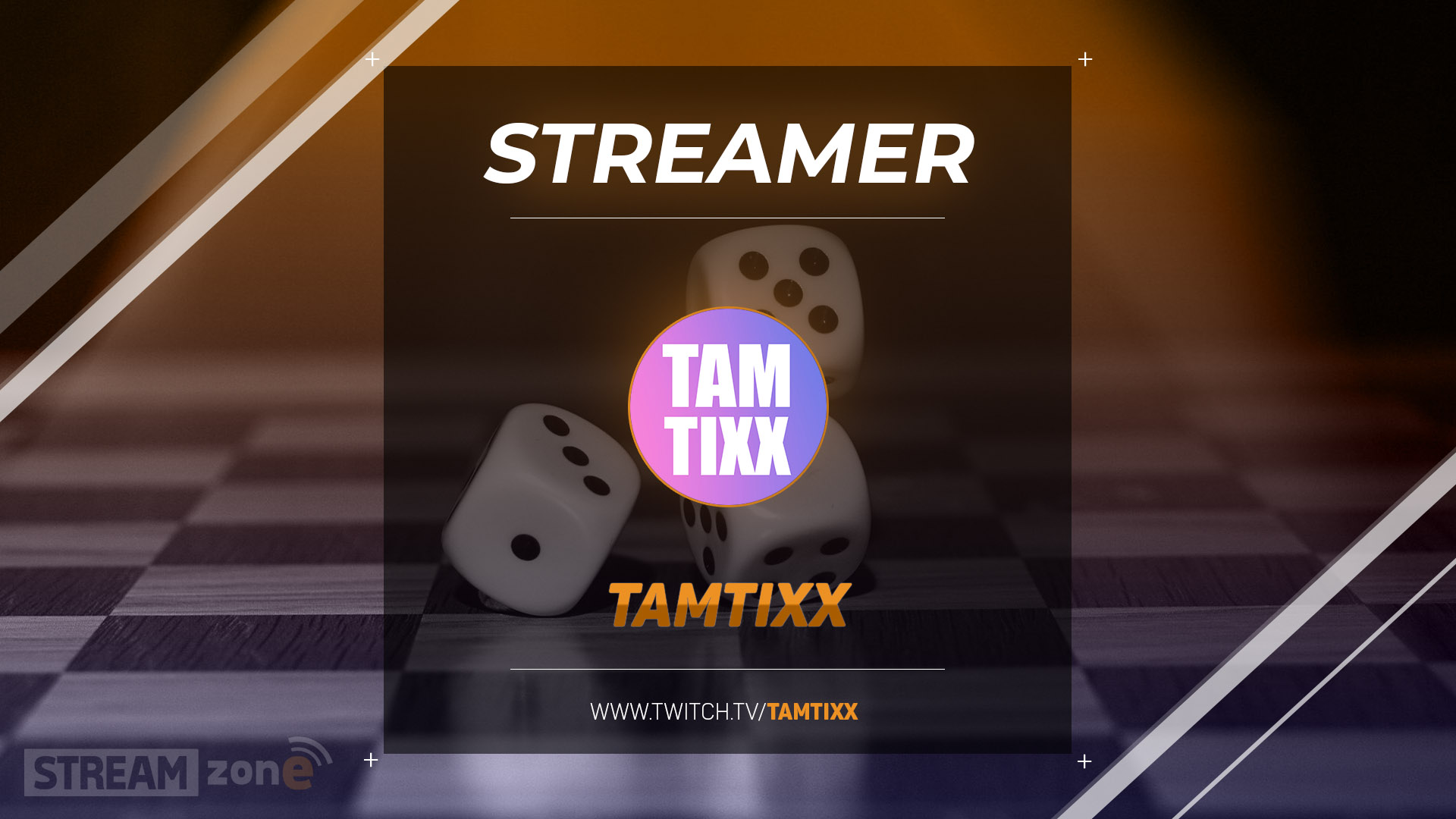 TamTixx na palubě streamzone!